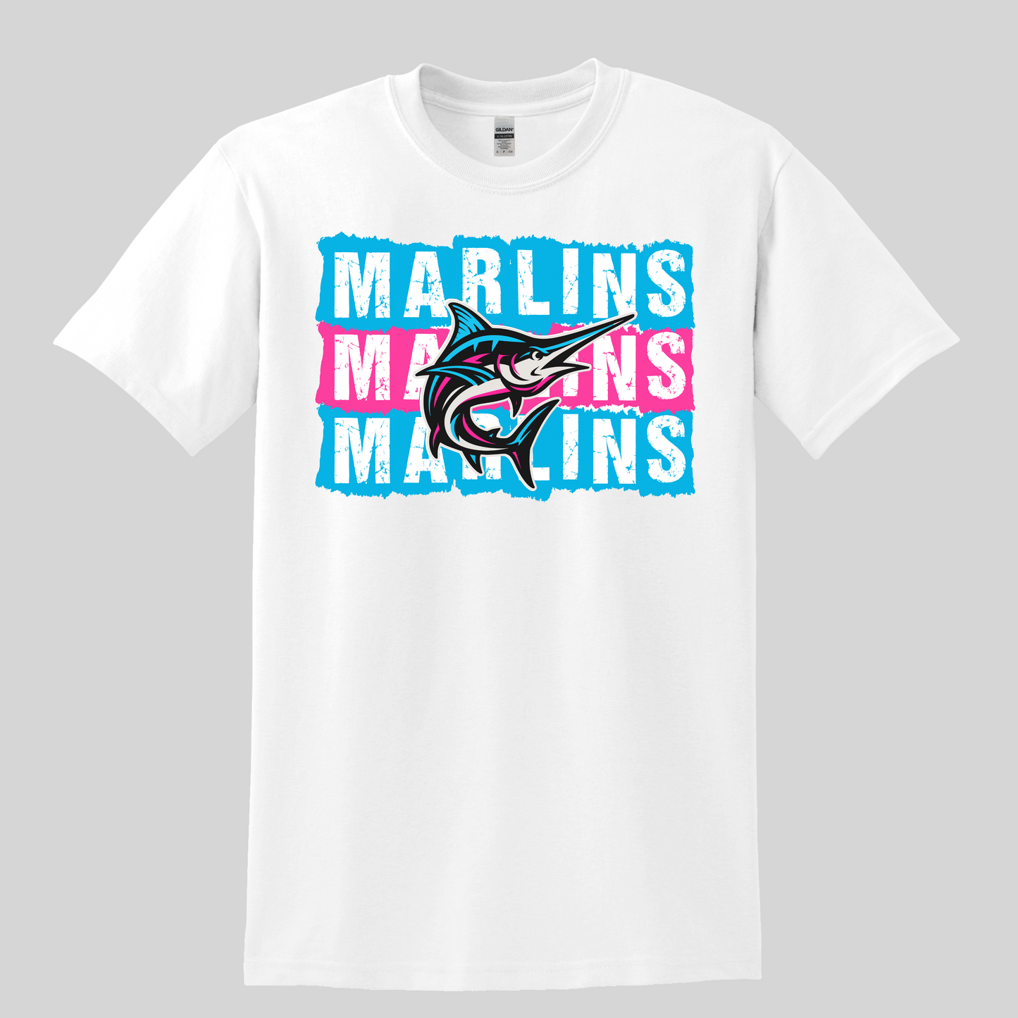 Marlins Triple Stack Tee