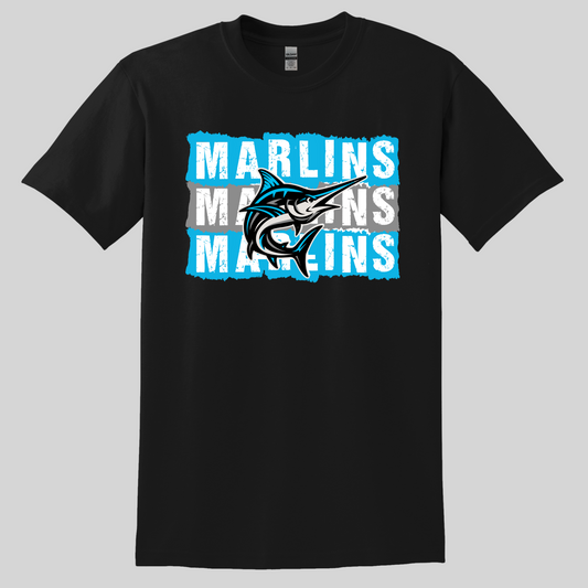 Marlins Triple Stack Tee