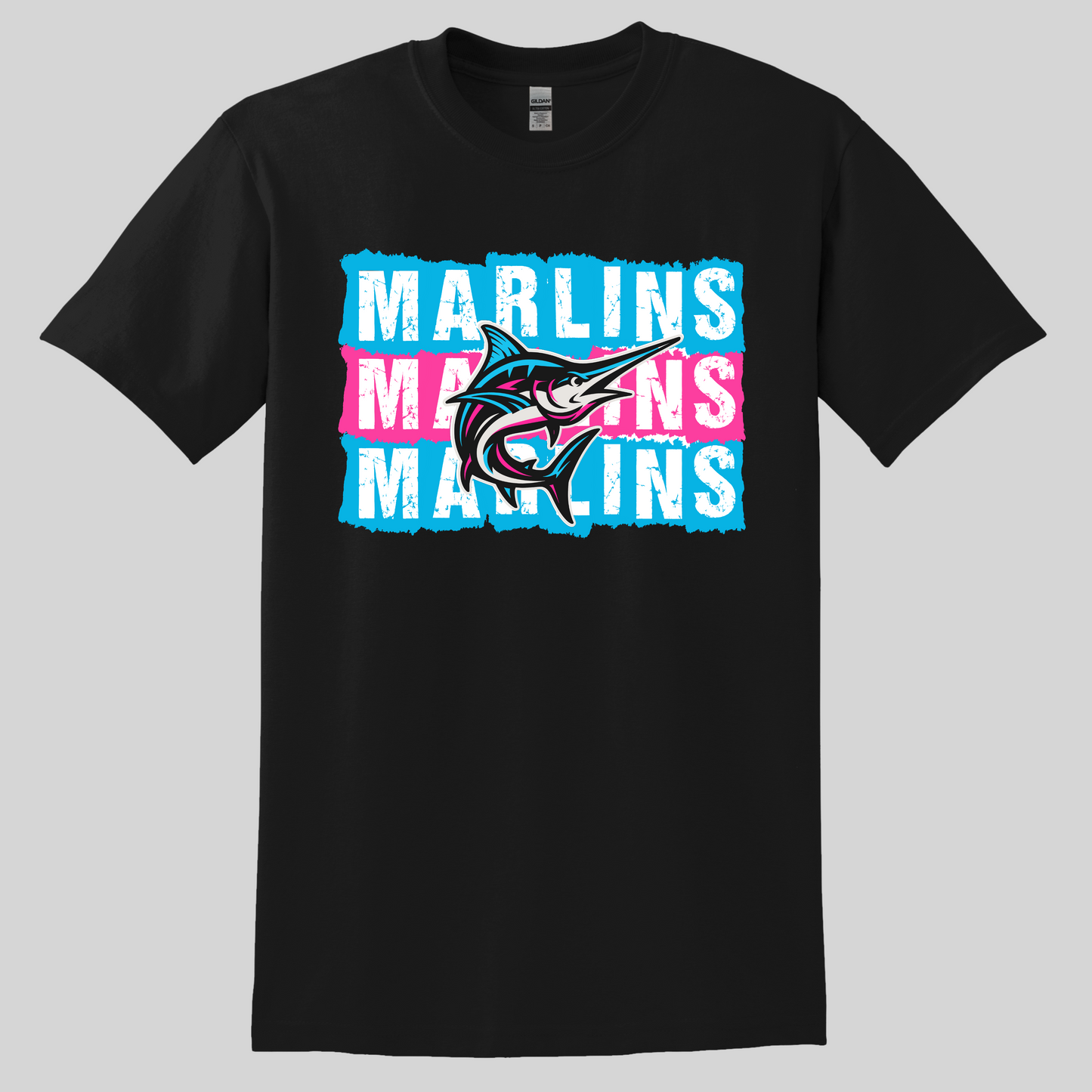 Marlins Triple Stack Tee